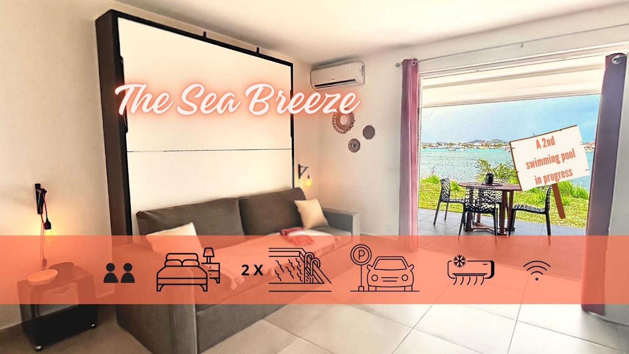 Le Sea-Breeze - Beau Studio Piscine Vue Lagon Marigot (Saint Martin) Exterior foto